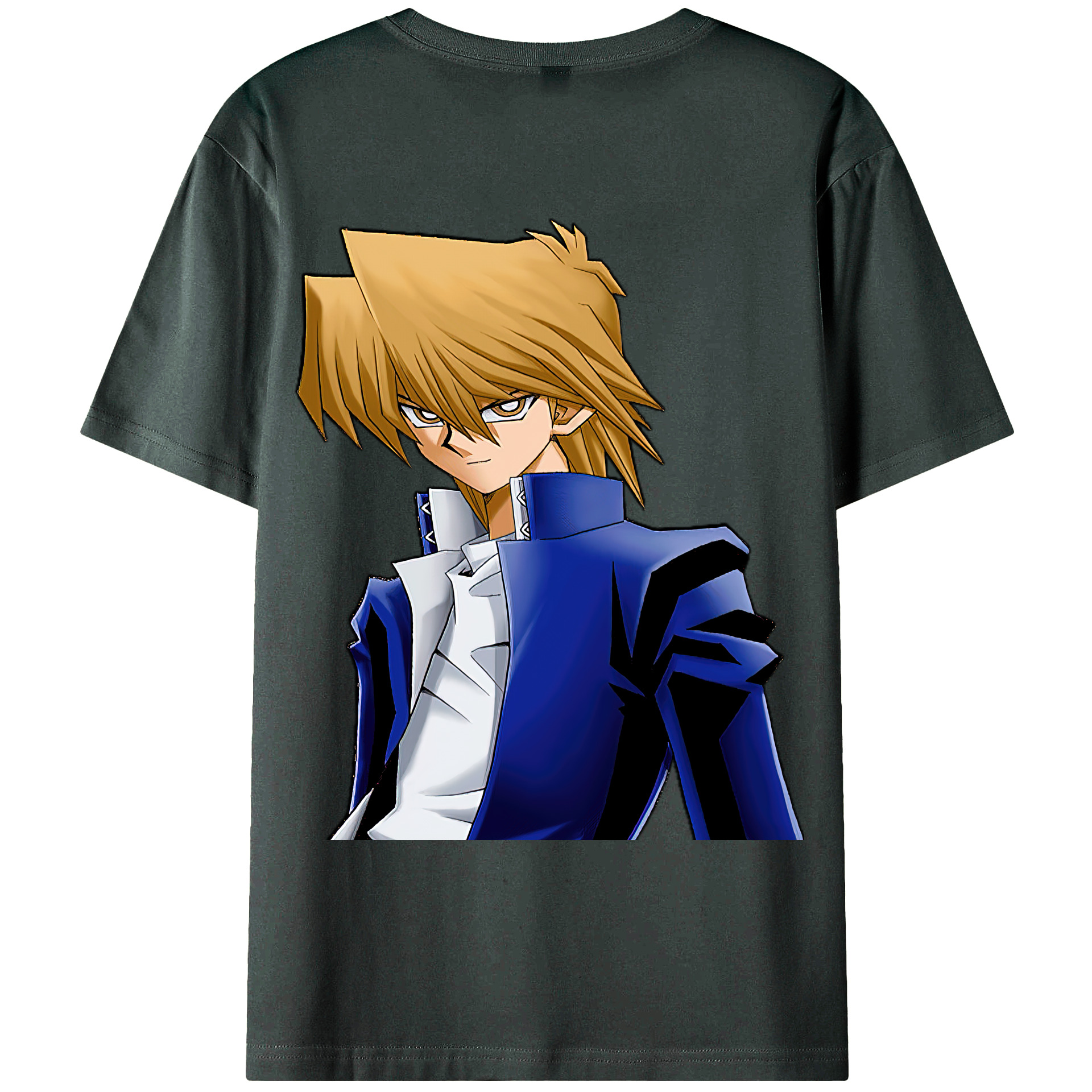 （画像用） 遊☆戯☆王 Yu-Gi-Oh! 綿100％ メンズ半袖Tシャツ（バックプリント） 通気性